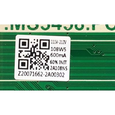 MAIN FUENTE (COMBO) PARA TV PROSCAN 4K UHD / NUMERO DE PARTE AE0011990 / TP.MS3458.PC757 / 2A108NS / Z20071662 / MODELO PLED5042-B-UHD - Imagen 2